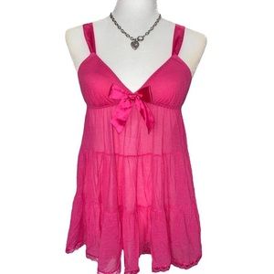 Victoria’s Secret Pink Babydoll Chemise Top